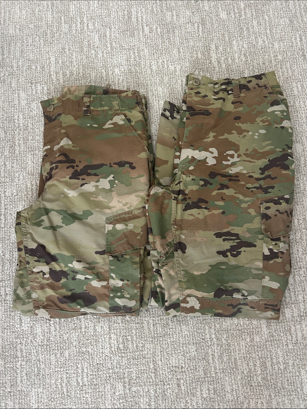 USAF Men's Camo Cargo Pants- Two pair